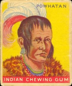1933-40 Goudey Indian Gum (R73) #31 Powhatan Front