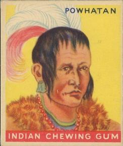 1933-40 Goudey Indian Gum (R73) #31 Powhatan Front