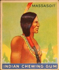 1933-40 Goudey Indian Gum (R73) #32 Massasoit Front