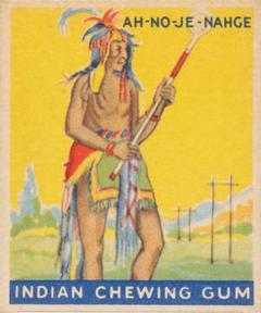1933-40 Goudey Indian Gum (R73) #35 Ah-No-Je-Nahge Front