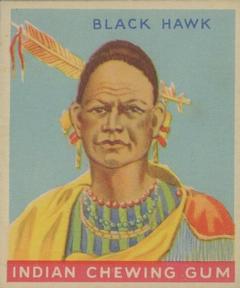 1933-40 Goudey Indian Gum (R73) #37 Black Hawk Front