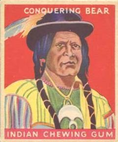 1933-40 Goudey Indian Gum (R73) #39 Conquering Bear Front