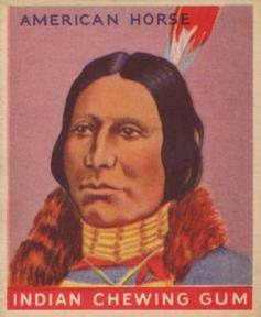 1933-40 Goudey Indian Gum (R73) #43 American Horse Front