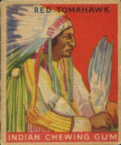 1933-40 Goudey Indian Gum (R73) #48 Red Tomahawk Front