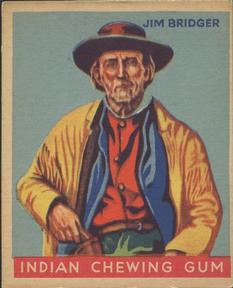 1933-40 Goudey Indian Gum (R73) #54 Jim Bridger Front