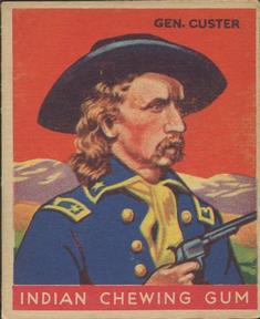 1933-40 Goudey Indian Gum (R73) #55 Gen. Custer Front