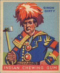 1933-40 Goudey Indian Gum (R73) #67 Simon Girty Front