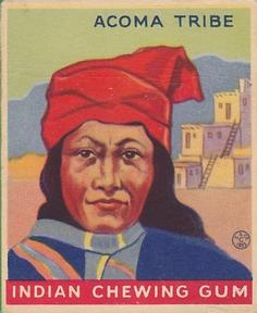 1933-40 Goudey Indian Gum (R73) #86 Acoma Tribe Front