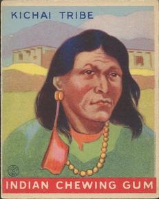 1933-40 Goudey Indian Gum (R73) #87 Kichai Tribe Front