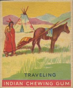 1933-40 Goudey Indian Gum (R73) #89 Traveling Front