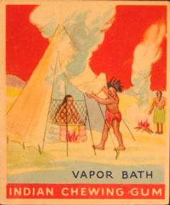 1933-40 Goudey Indian Gum (R73) #91 Vapor Bath Front