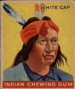 1933-40 Goudey Indian Gum (R73) #95 White Cap Front