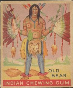 1933-40 Goudey Indian Gum (R73) #99 Old Bear Front