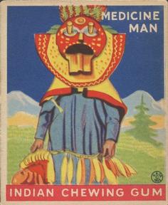 1933-40 Goudey Indian Gum (R73) #106 Medicine Man Front