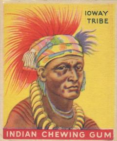 1933-40 Goudey Indian Gum (R73) #115 Warrior of the Ioway Tribe Front