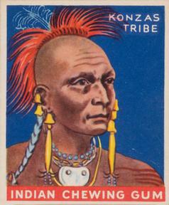1933-40 Goudey Indian Gum (R73) #116 Chief of the Konzas Tribe Front