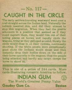 1933-40 Goudey Indian Gum (R73) #117 Caught in the Circle Back