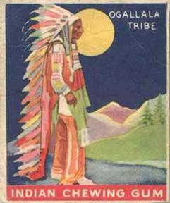 1933-40 Goudey Indian Gum (R73) #136 Chief of the Ogallala Tribe Front