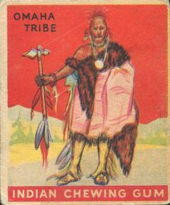 1933-40 Goudey Indian Gum (R73) #137 Chief of the Omaha Tribe Front