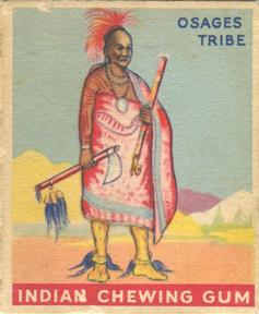 1933-40 Goudey Indian Gum (R73) #138 Chief of the Osages Tribe Front