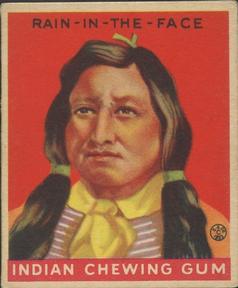 1933-40 Goudey Indian Gum (R73) #143 Rain In The Face Front