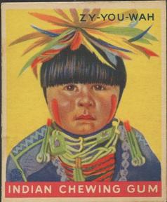1933-40 Goudey Indian Gum (R73) #145 Zy-You-Wah Front