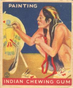 1933-40 Goudey Indian Gum (R73) #151 Painting Front