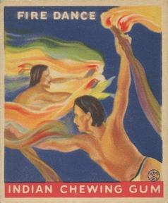1933-40 Goudey Indian Gum (R73) #159 Fire Dance Front