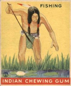 1933-40 Goudey Indian Gum (R73) #161 Fishing Front