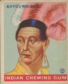 1933-40 Goudey Indian Gum (R73) #162 Ahyouwaighs Front