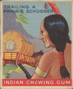 1933-40 Goudey Indian Gum (R73) #164 Trailing a Prairie Schooner Front