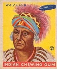 1933-40 Goudey Indian Gum (R73) #170 Wapella Front