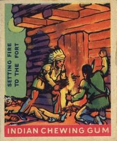 1933-40 Goudey Indian Gum (R73) #171 Setting Fire to the Fort Front