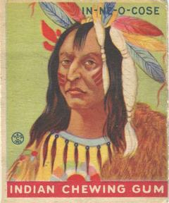 1933-40 Goudey Indian Gum (R73) #179 In-Ne-O-Cose Front