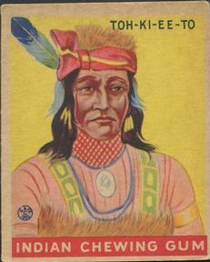 1933-40 Goudey Indian Gum (R73) #183 Toh-Ki-Ee-To Front