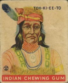 1933-40 Goudey Indian Gum (R73) #183 Toh-Ki-Ee-To Front