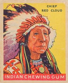 1933-40 Goudey Indian Gum (R73) #192 Chief Red Cloud Front