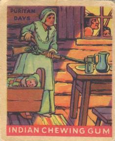 1933-40 Goudey Indian Gum (R73) #197 Puritan Days Front