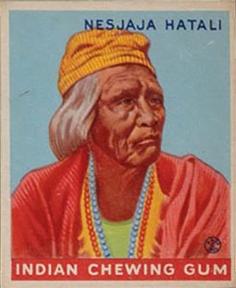 1933-40 Goudey Indian Gum (R73) #199 Nesjaja Hatali Front