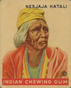 1933-40 Goudey Indian Gum (R73) #199 Nesjaja Hatali Front