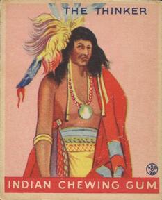 1933-40 Goudey Indian Gum (R73) #205 The Thinker Front