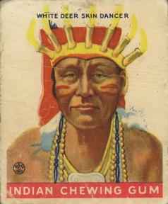 1933-40 Goudey Indian Gum (R73) #207 White Deer Skin Dancer Front