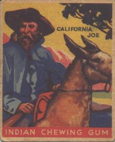 1933-40 Goudey Indian Gum (R73) #51 California Joe Front