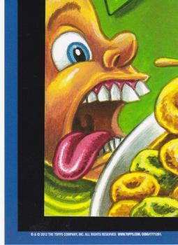 2012 Topps Wacky Packages All-New Series 9 #9 Combovers Cheesy Looking Crackers Back