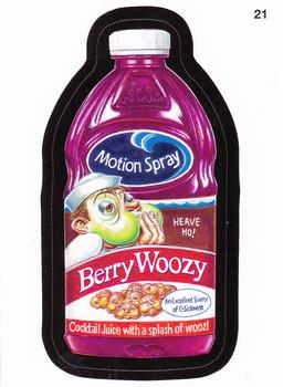 2012 Topps Wacky Packages All-New Series 9 #21 Motion Spray Berry Woozy Front