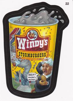 2012 Topps Wacky Packages All-New Series 9 #22 Windy's Stormburgers Front