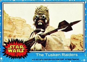 1977 Topps Star Wars #21 The Tusken Raiders Front