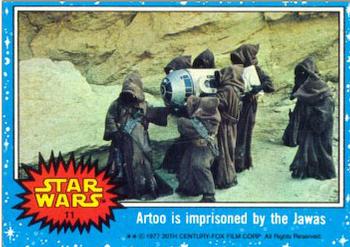 1977 Topps Star Wars #11 Artoo is imprisoned by the Jawas Front