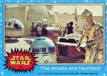 1977 Topps Star Wars #12 The droids are reunited! Front