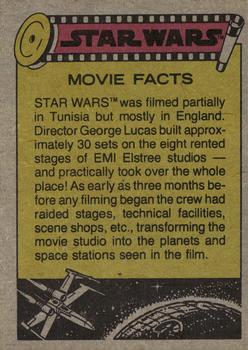 1977 Topps Star Wars #18 Artoo-Detoo is missing! Back